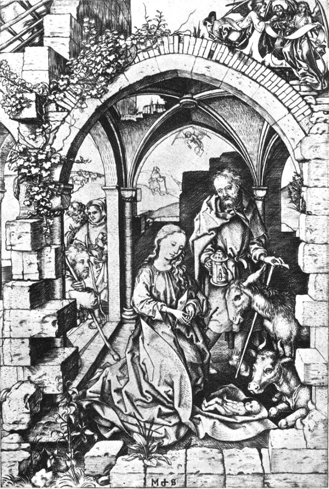 Martin Schongauer (c. 1453-1491) Jézus születése
