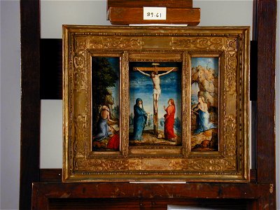 School of Flanders - Crucifixion, St. Jerome, St. Mary Magdalene - 89.61 - Detroit Institute of Arts