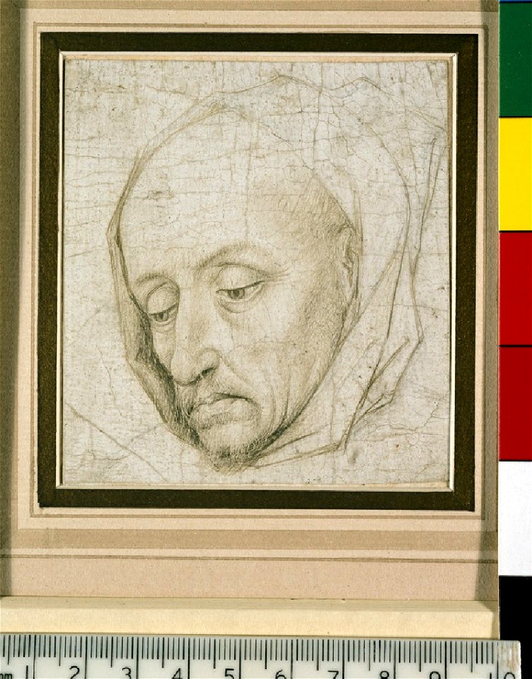 School of Rogier van der Weyden - Head of an Old Man, 1435 - 1440, WA1935.96