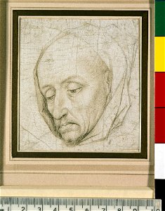 School of Rogier van der Weyden - Head of an Old Man, 1435 - 1440, WA1935.96