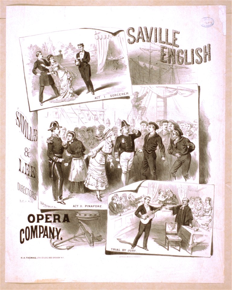 Saville English Opera Company LCCN2014635750
