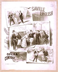 Saville English Opera Company LCCN2014635750. Free illustration for personal and commercial use.