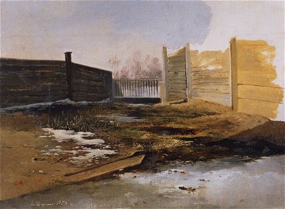 Savrasov yard spring