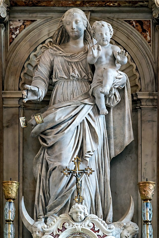 Scuola Grande dei Carmini (Venice) - Sala capitolare - Madonna del carmelo di Bernardo Falconi