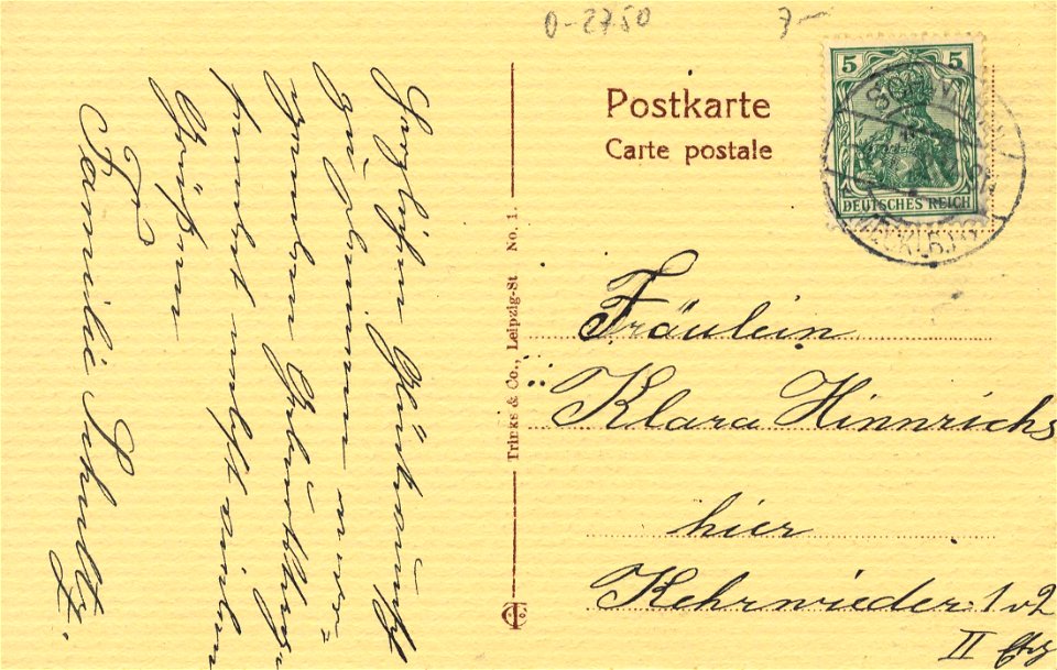 Schwerin (Meckl.), Mecklenburg-Vorpommern - Burggarten (back) (Zeno Ansichtskarten)