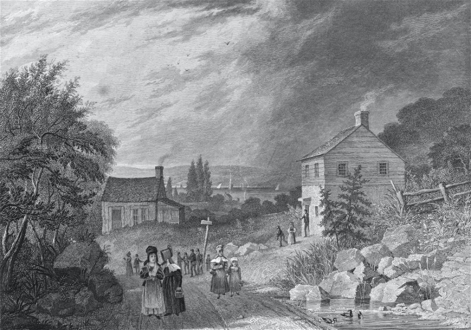 School house, Tappan - painted by Robert W. Weir ; engraved on steel by James Smillie. LCCN2012648931 (cropped)