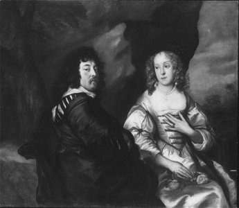 School of Anthony van Dyck (1599-1641) - John Tufton, Second Earl of Thanet (1608-1664) and Margaret Sackville, his wife (1614-1676) - RCIN 406540 - Royal Collection
