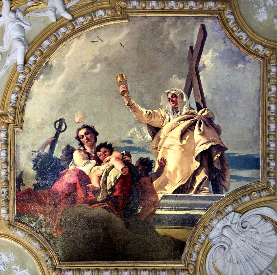 Scuola Grande dei Carmini (Venice) - Sala capitolare - Virtù teologali - Giambattista Tiepolo