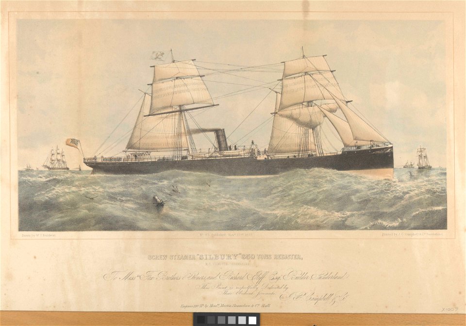 Screw Steamer Silbury 650 tons Register RMG PY0352