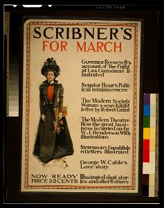 Scribner's for March-Governor Roosevelt's account of the fight at Las Guasimas illustrated-Senator Hoar's political reminiscences ... - H.C. Christy ; Grignard Litho. Co., N.Y. LCCN97520307