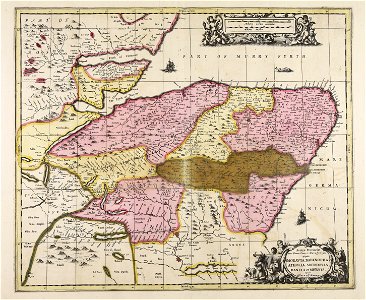 Scotiae provinciae intra flumen Taum et Murra fyrth sitae utpote Moravia,... - CBT 6590354