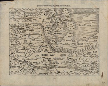 Sclauonia oder Windisch Marck, Bossen, Crabaten 1548