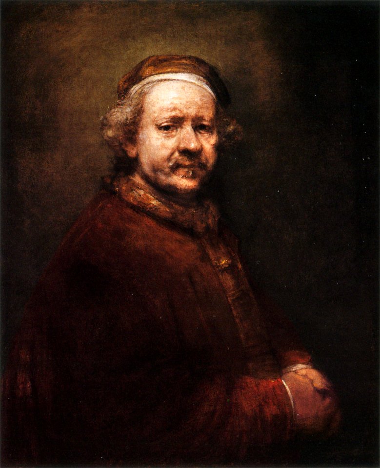 Self-portrait by Rembrandt