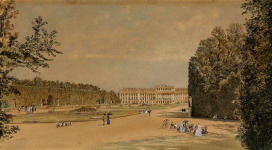 Schönbrunn Palace, Vienna - Rudolf von Alt