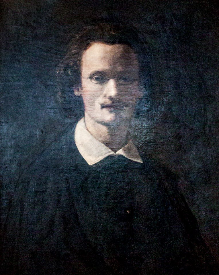 Self-portrait of Sigurdur Gudmundsson painter