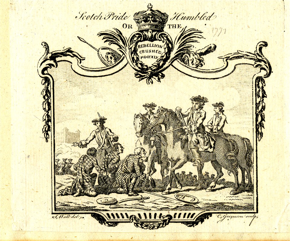 Scotch pride humbled or the rebellion crushed MDCCXLV (BM 1868,0808.9944)