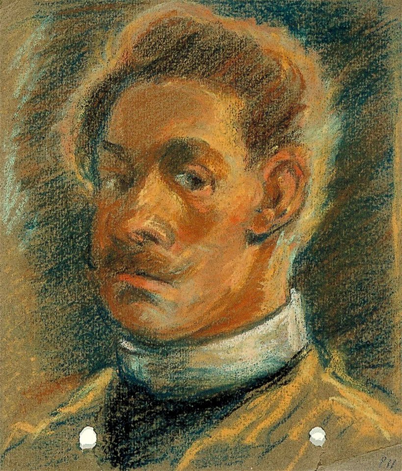 Self-Portrait with White Collar by Theo van Doesburg Centraal Museum AB4339