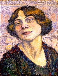 Self portrait (1905-10) - Lucie Cousturier. Free illustration for personal and commercial use.