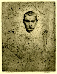 Self portrait No. 8 by William Strang 1889