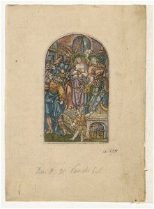 Scoffing of Christ ca.1519 print by Master S., S.II 6781, Prints Department, Royal Library of Belgium