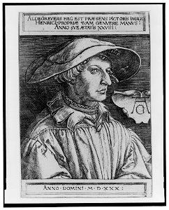 Self-portrait, aged 28 LCCN2003675826