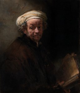 Selfportrait as Saint Paul, by Rembrandt