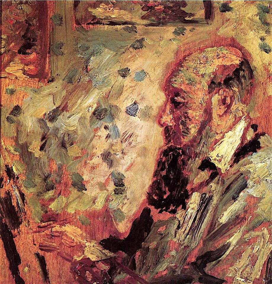 Self-Portrait-in-front-of-His-Easel-Adolphe-Joseph-Thomas-Monticelli-Oil-Painting