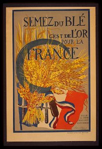 Semez du blé. C'est de l'or pour la France - Suzanne Ferrand. LCCN99613612. Free illustration for personal and commercial use.