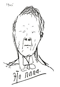 Self-portrait by Feodor Chaliapin 1905