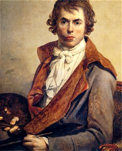 Self-portrait by Jacques-Louis David (detail)