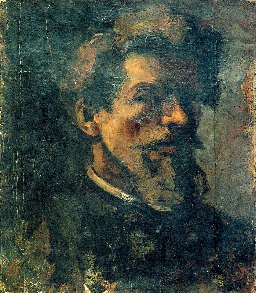 Self-portrait with Beard by Theo van Doesburg AB4052