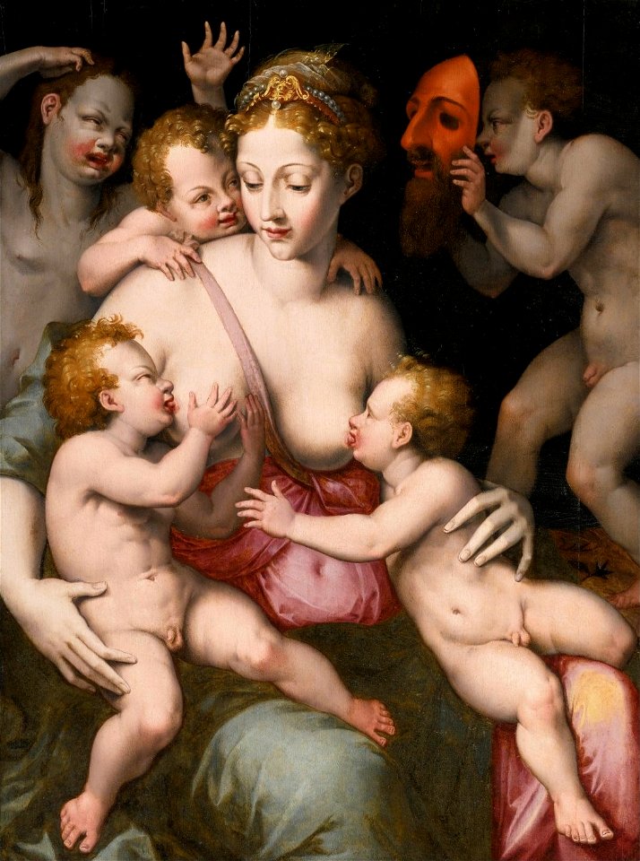 'Allegory of Charity' by Vincent Sellaer