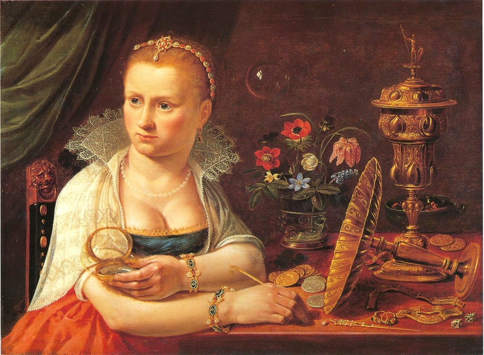 Self portrait, by Clara Peeters
