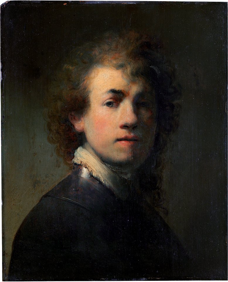 Self Portrait with gorget, by Rembrandt