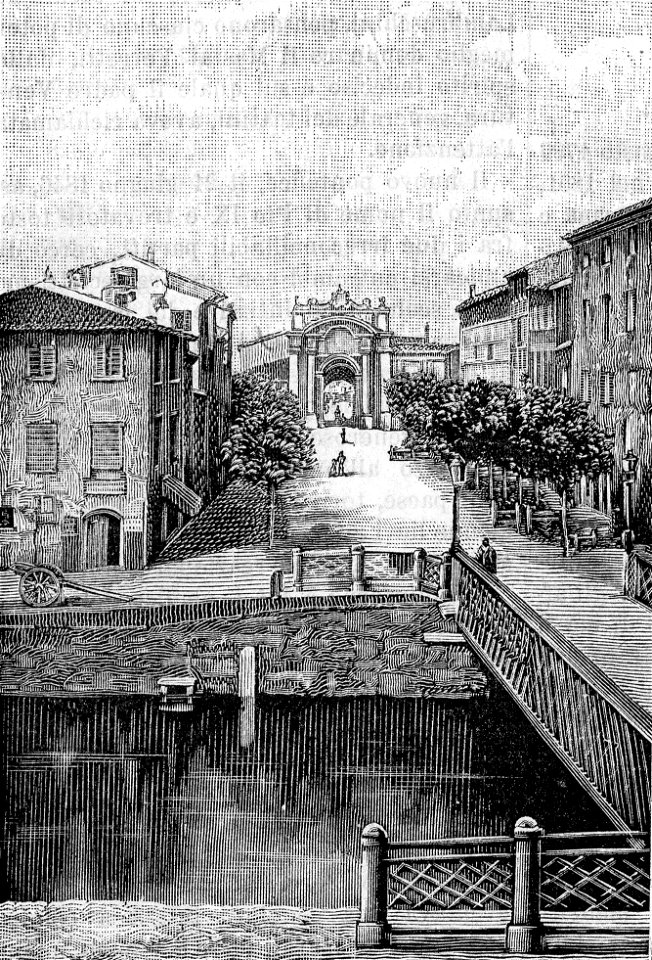 Senigallia – Porta Fano (xilografia)