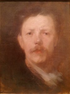 Self-portrait by Eugene Carriere 1889