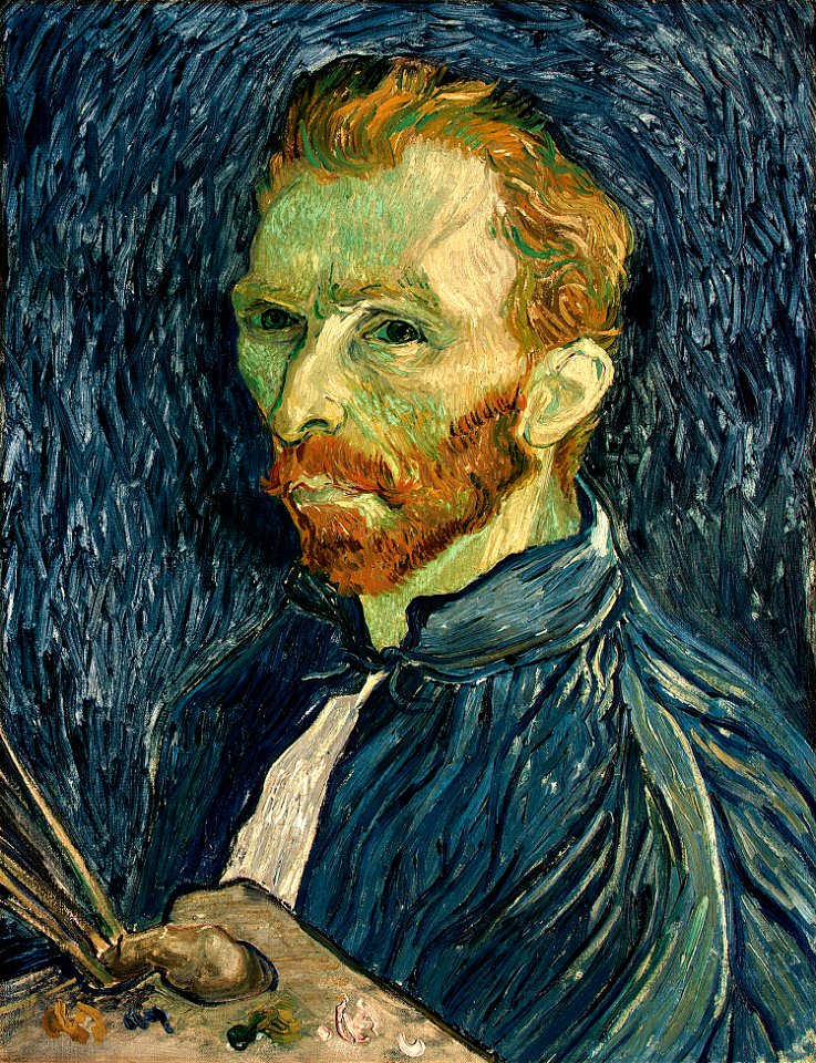 Self-Portrait (1889) by Vincent van Gogh