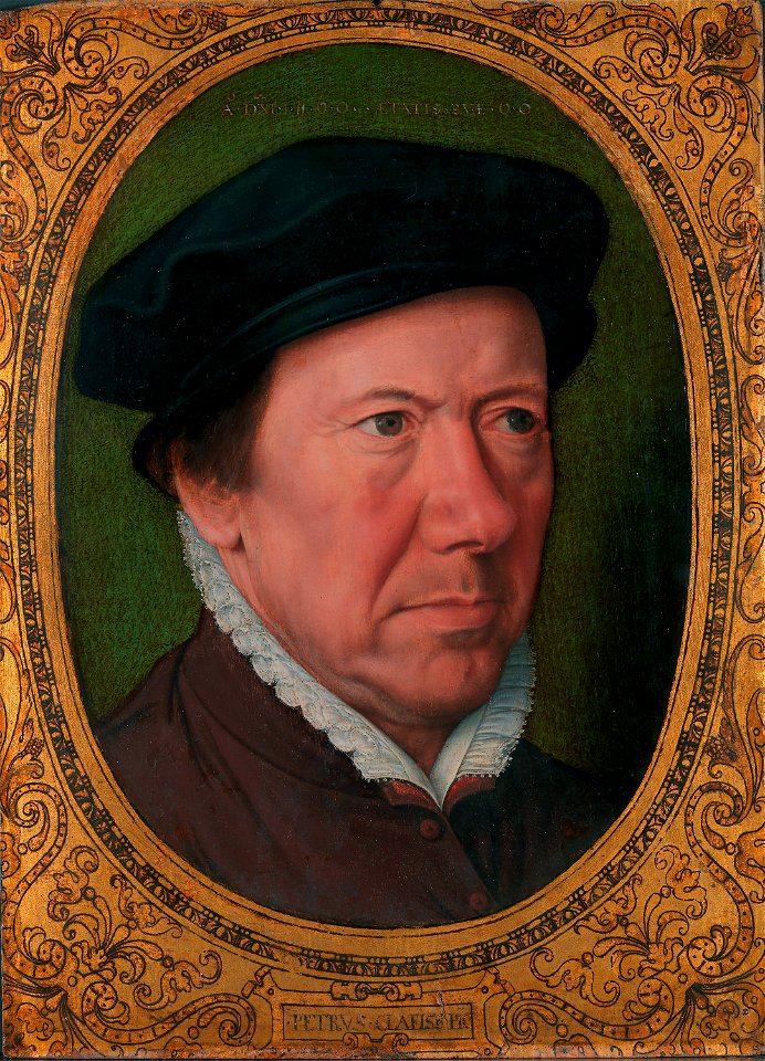 Self portrait, by Pieter Claeissins (I)