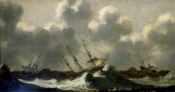 Ships in a gale RMG BHC0809