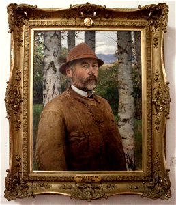 Self-portrait of Pál Szinyei Merse in the Vasari Corridor 2016-05-06