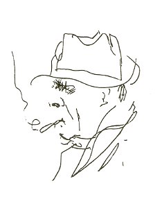 Self-portrait by Feodor Chaliapin 1930