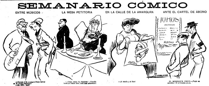 Semanario cómico, de Tovar, El Liberal, 8 de abril de 1909