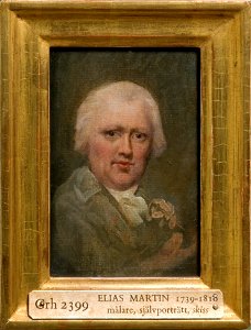 Self-Portrait (Elias Martin) - Nationalmuseum - 18079. Free illustration for personal and commercial use.