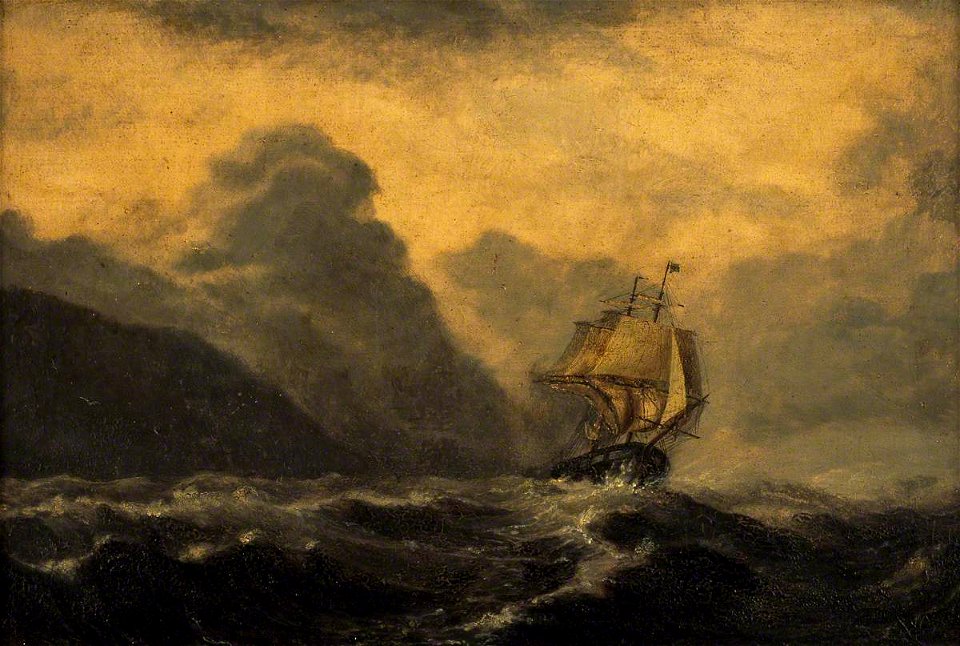 Ship off Carmel Head (kwf00263)
