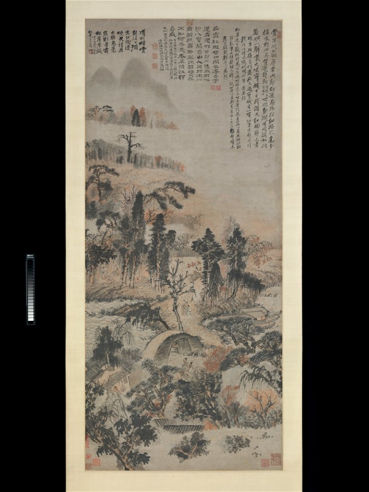 Shitao (Zhu Ruoji) - Drunk in Autumn Woods - 1987.202 - Metropolitan Museum of Art