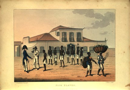 Sick slaves (1), da Coleção Brasiliana Iconográfica