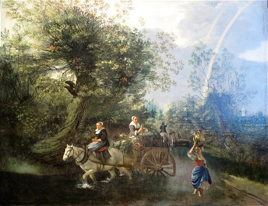 Siberechts, Jan - Crossing a Creek - 1669