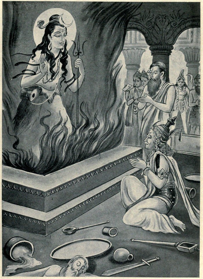 Shiva appeared in Daksha yagna