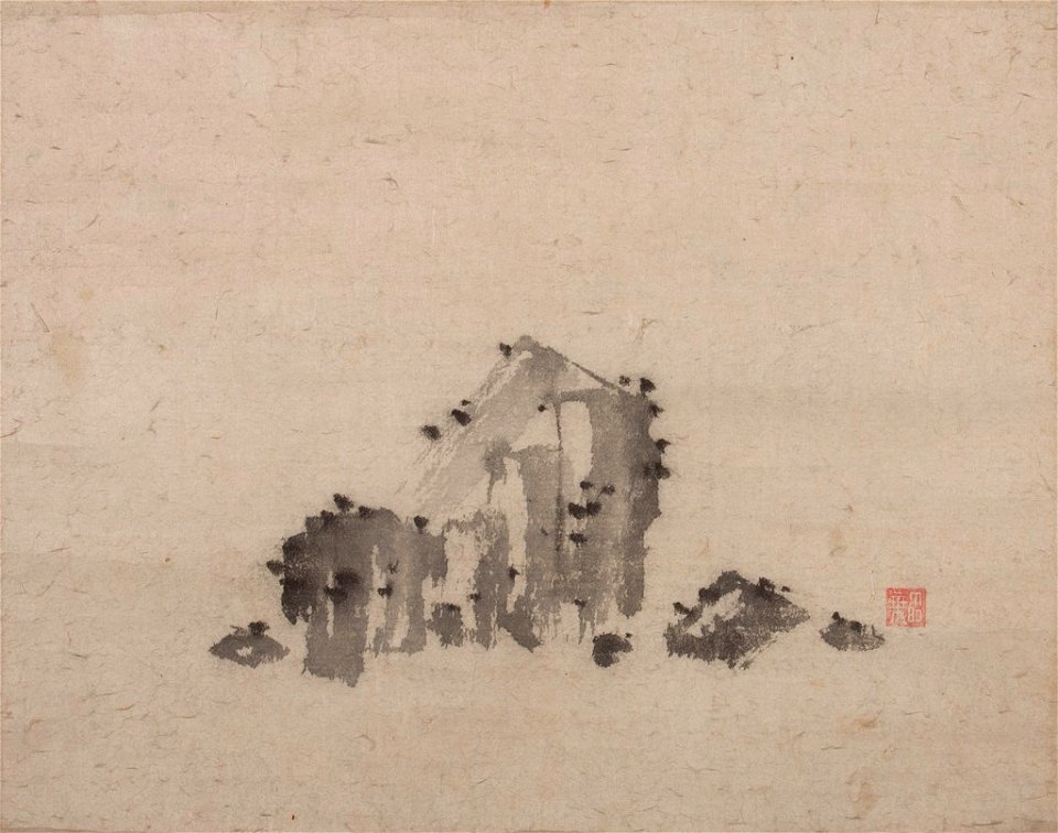Shōkadō Shōjō - Rocks - 1961.98.A - Arthur M. Sackler Museum