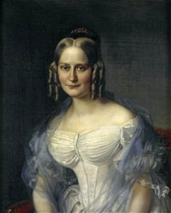 Julius Schoppe - Mathilde Wilhelmine Louise von Stürler-Böttiche - 1838. Free illustration for personal and commercial use.
